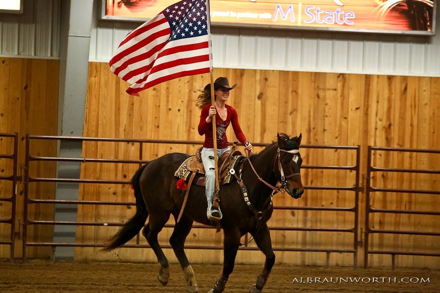 Grand entry at R&J Arena
